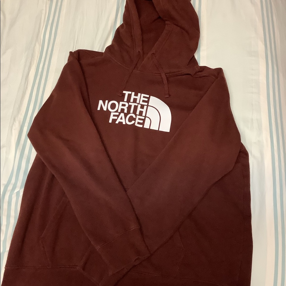 North Face hoodie. Size: XL Colour: Burgundy